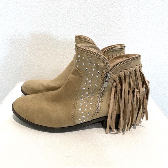 Embellished Fringe Shorty Boots - Picture 10 of 13